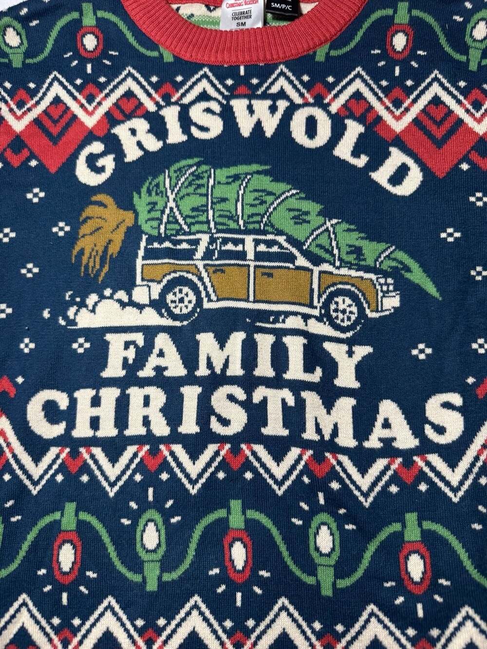Celebrate Together National Lampoon's Christmas Vacation Griswold Sweater Small